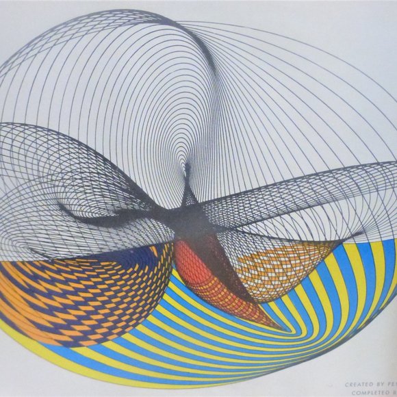 1970 PEN-DUL-ART Magic RAINBOW Pendulum Art Germany Handmade French English - Picture 7 of 12